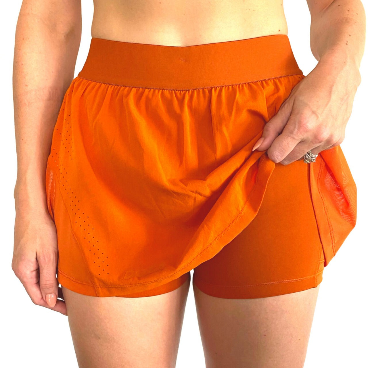 Teen's Game Day Tennis Skirt - Rust